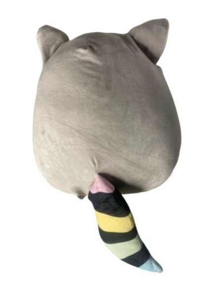 Squishmallow Max Raccoon 14" Kelly Toy New with Tag Squish-Doos Rainbow Belly - Picture 3 of 6